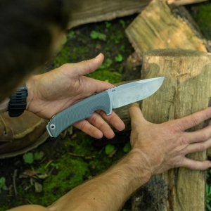 Cutit outdoor SOG Tellus FX Wolf Gray, otel CRYO 440C, lama 117 mm - Img 11