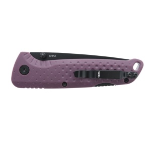 Cutit pliabil SOG Adventurer LB Dusk Purple Black 13-11-04-43, lama Drop Point 5Cr15MoV Satin, Lockback, maner GRN Dusk Purple & Black, EDC Outdoor - Img 5