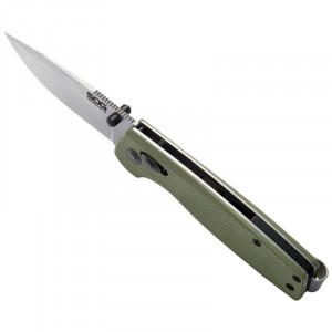 Cutit pliabil SOG Terminus XR G10 Olive Drab, lama D2, XR Lock, maner G10 verde olive, Flipper EDC - Img 6