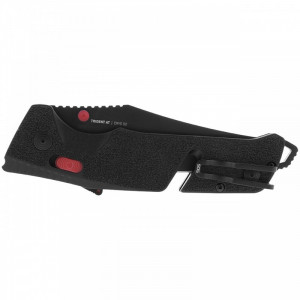 Cutit pliabil SOG Trident AT Black Tanto 11-12-04-41, lama Tanto CRYO D2 Black TiNi, deschidere asistata S.A.T., AT-XR Lock, taietor de centura, spargator de geam, maner GRN Black - Img 3