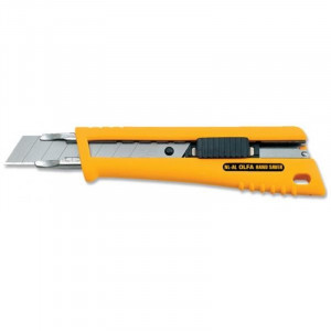 Cutter Profesional 18 mm OLFA NL-AL – Blocare Automata si Maner Anti-Alunecare - Img 2