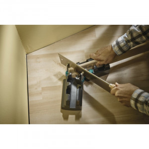 Echer reglabil și dispozitiv de ghidare pentru tăiere parchet si plinte Wolfcraft, 70mm - Img 4