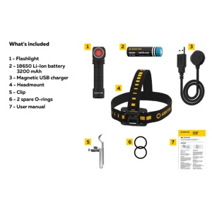 F06901C Lanterna multifunctionala Wizard C2 WR Magnet USB - lumina alba, Armytek - Img 16