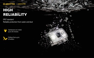 F07101G Lanterna breloc Crystal PRO Gri, Armytek - Img 22