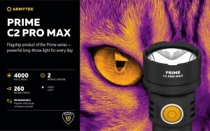 F08601W Lanterna Prime C2 Pro Max Magnet USB Warm, Armytek - Img 7