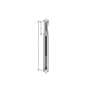 Freza cu 1 canelura, Datron 0068415Y, 1.5x4.0mm - Img 2