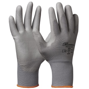 Gebol 709243G, Manusi de protectie Micro Flex, din poliester, acoperire din poliuretan, uz profesional, marimea 9/L - Img 2