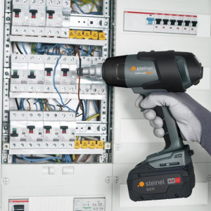 Generator de aer cald profesional, MH 5 Inclusiv 8,0Ah baterie reîncărcabilă și încărcător, Steinel - Img 5