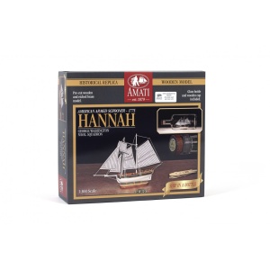 Hannah - Navomodel in sticla, Scara 1:300, Lungime 9,5cm, Amati Italia - Img 6