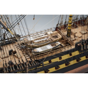 HMS Vanguard, 1787- nava de lupta cu 74 de tunuri, Navomodel Victory Models, Scara 1:72 - Lungime 117cm - Img 6