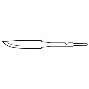 Lama cutit Morakniv Classic No. 1/0 (C) din otel carbon 77 mm - Img 2