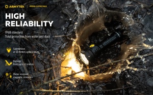 Lanterna EDC Armytek Prime C2 Pro Max White 4000 lm cu acumulator 21700 inclus - Img 20