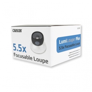 Lupa de focalizare LumiLoupe Plus, putere 5.5x, cu suport - Carson - Img 5