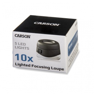 Lupa de focalizare VersaLoupe LED, putere 10x cu led - Carson - Img 7