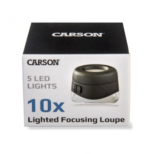 Lupa de focalizare VersaLoupe LED, putere 10x cu led - Carson - Img 9