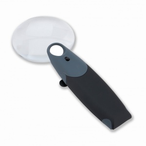 Lupa de mana FreeHand putere 2.5x/5.5x cu led, Carson - Img 2