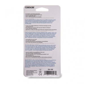 Lupa de mana putere 5x cu LED-uri asferice, Carson - Img 5