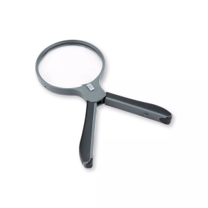 Lupa de mana Split Handle 10 cm cu iluminare led - Carson - Img 5
