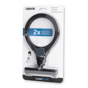 Lupa hands-free LumiCraft, putere 2x/4x cu leduri - Carson - Img 6