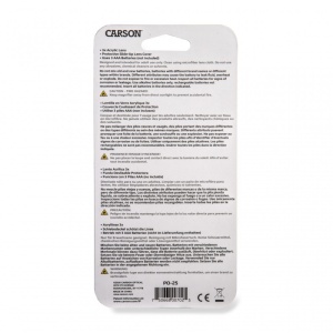 Lupă portabilă glisantă cu iluminare LED 3x MiniBrite - Carson - Img 7