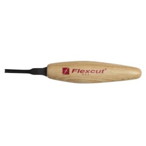 Micro dalta adanca cu varf in V la 60° pentru sculptura in lemn, Flexcut - Img 4