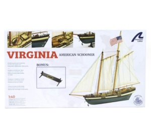 Navomodel American Schooner Virginia, scara 1:41 - Aertesania Latina - Img 11