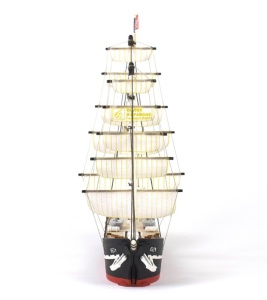 Navomodel de antrenament Belem Easy Kit - Model de nava din lemn cu vopsele, scara 1:160 - Artesania Latina - Img 3