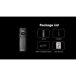 Nitecore EDC23, Lanterna EDC Ultra-Subtire 2500 Lumeni - Img 23