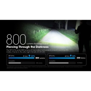 Nitecore MT1A Pro, Lanterna EDC Reincarcabila 800 Lumeni - Img 4