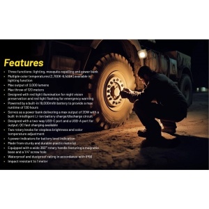 Nitecore NWL30, Lanterna 3-in-1 Lampa Camping 3000lm - Img 5