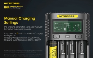 Nitecore UM4 - Incarcator USB Inteligent 4 Sloturi - Img 12