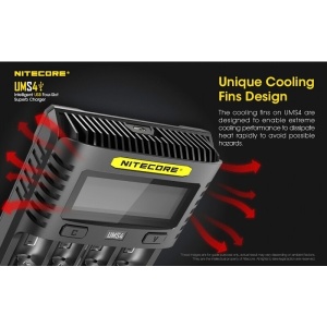 Nitecore UMS4 - Incarcator USB-C 4 Sloturi cu LCD - Img 12