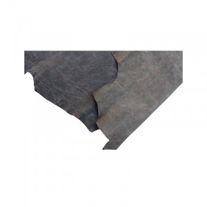 O50 Piele vegetala tip pull-up, tabacita cu crom, maro deschis/bej cu grosimea de 1.2-1.4 mm - Img 2