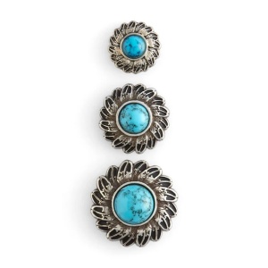 Ornament Turquoise Feather Tandy Leather SUA