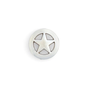 Ornamente Stea placate cu argint Tandy Leather SUA - Img 3