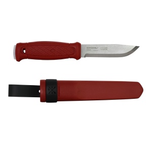 Pachet promotional Cutit Full-Tang Morakniv Garberg Dala Red INOX si Amnar Swedish FireSteel BIO army 2in1, Light My Fire - Img 2