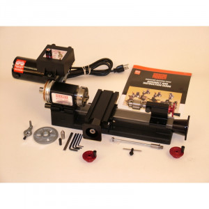 Pachet strung de banc Sherline 4100-A CNC si Kit upgrade strunguri CNC 8765 - Img 4