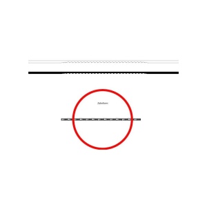 Panze fierastrau pentru lemn 16 cm FIX Blue Niqua