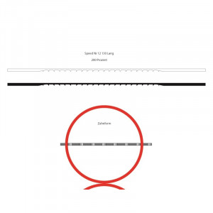 Panze traforaj revers NIQUA SPEED 13cm set 12 panze - Img 2