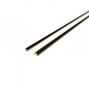 Profil semirotund alama pt modelism 3 x 1.5 x 500mm - Img 2