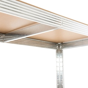Raft metalic depozitare, 180 x 90 x 40 cm, galvanizat, 5 polite, 175 kg/polita - Img 2