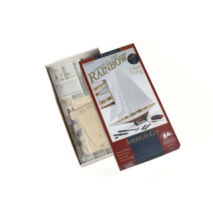 RAINBOW - J Class Yacht - 1934 - US Defender, Scara 1:80, Navomodel Amati, Set scule incluse - Img 2