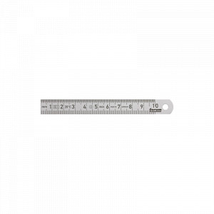 Rigla inox gradata 100x13mm - Img 2