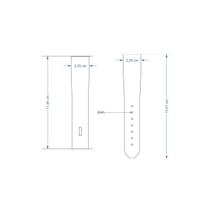 Sabloane taiere pentru curele de ceas din piele 18, 20, 22, 24mm latime - Img 10