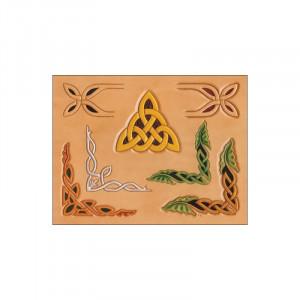 Sablon pielarie colturi celtice - Tandy Leather SUA - Img 2