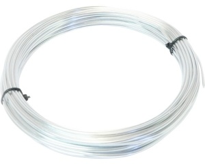 Sarma de aluminiu 2 mm x 11 m, argintie pentru Modelism si Hobby