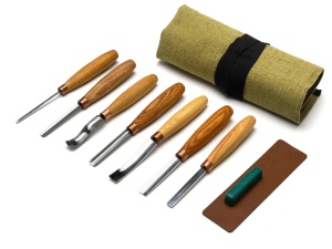 SC03 Set complet de 7 dalti pentru sculptura in lemn, BeaverCraft - Img 1