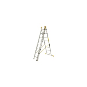 Scara aluminiu universala profesionala 3x8 trepte - Img 3
