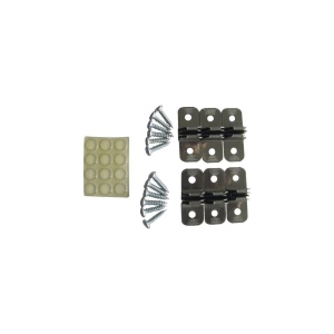 Set accesorii Dolle Duofix de fixat polite de sticla/lemn, prindere pe suporti - Img 2