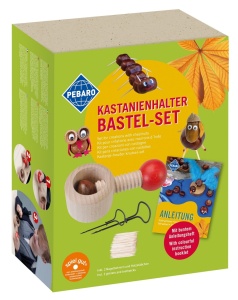 Set de bricolaj pentru castane cu brosura cu instructiuni, Pebaro